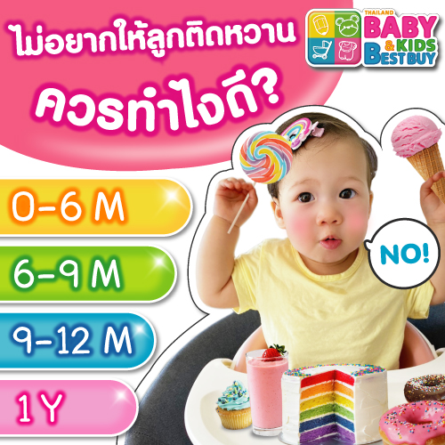 ไม่อยากให้ลูกติดหวาน ควรทำยังไงดี ?!