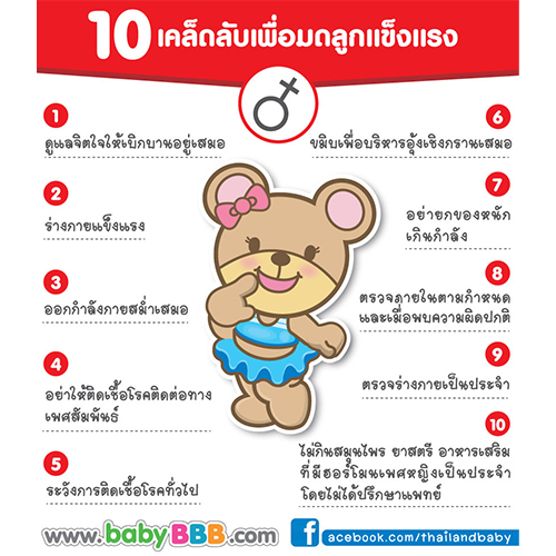 10 เคล็ดลับเพื่อมดลูกแข็งแรง 
